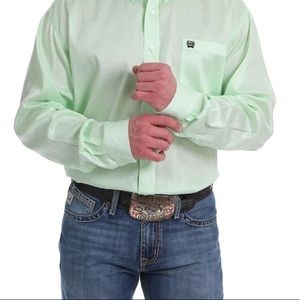 XXL Cinch Men’s Micro Geo Print Button Down Shirt